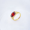 304 Stainless Steel Cubic Zirconia Finger Rings FS-WGC174A-04-1