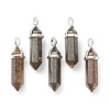 Natural Bronzite Pointed Pendants G-M378-01P-A25-1