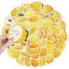 50Pcs Fruits Theme Waterproof PVC Stickers Set PW-WGDB468-01-5