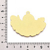 Rack Plating Alloy Enamel Big Pendants ENAM-N056-395E-G-3