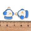 Christmas Alloy Enamel Pendants ENAM-K080-01E-G-3
