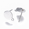 Non-Tarnish 304 Stainless Steel Ear Stud Components STAS-I120-17A-P-2