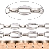 201 Stainless Steel Oval Link Chains CHS-F024-05P-2