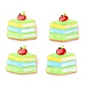 Opaque Resin Cabochons LS-CRES-B002-21-1