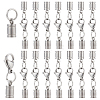   20 Sets 304 Stainless Steel Lobster Claw Clasps STAS-PH0004-74-1