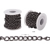 Aluminium Twisted Curb Chains CHA-YW0001-02-3