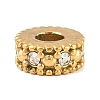 304 Stainless Steel Rhinestone European Beads RB-CBA362B-01J-1