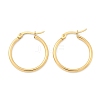 Ion Plating(IP) 304 Stainless Steel Hoop Earrings X-EJEW-N0016-11G-C-4