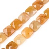 Natural Topaz Jade Beads Strands G-T138-154-4