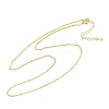 Rack Plating Brass Satellite Chain Necklaces for Women NJEW-H049-01G-4