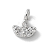 Brass Micro Pave Cubic Zirconia Pendants KK-P292-02P-1