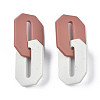 Handmade Polymer Clay Linking Rings LS-CLAY-N010-033-01-3