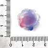 Two Tone Opaque Resin & Glitter Powder Cabochons RE-CBA7537-04F-3