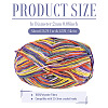 Polyester Fibers Knitting Yarn DIY-TADJ0002-005M-4