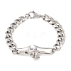 Stainless Steel Link Bracelets BJEW-D379-19P-2