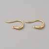 Brass Earring Hooks KK-WH0001-19G-3