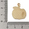 Thanksgiving Day Golden Tone Alloy Enamel Pendants ENAM-M002-02D-G-3