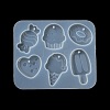 Ice Cream/Cake/Donut Pendant DIY Silicone Mold X1-DIY-K073-09C-4