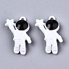 Spray Painted Alloy Pendants X-ENAM-S127-029-RS-1