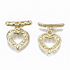 Brass Toggle Clasps LS-KK-T057-056-NF-4