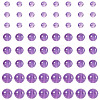 100Pcs 3 Styles Natural Amethyst Round Bead Strands G-TA0002-46-2
