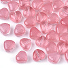 Transparent Spray Painted Glass Beads GLAA-N035-02-A03-1