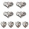 8Pcs 2 Colors Acrylic Pendants OACR-YW0002-55-1