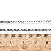 Tarnish Resistant Trendy Unisex 304 Stainless Steel Cable Chain Necklaces NJEW-M047-B-01-3