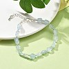 Natural Aquamarine Beads Bracelets for Women BJEW-H623-02S-09-2