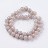 Natural Yellow Jade Beads Strands X-G-G598-10mm-YXS-06-2