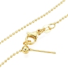 Brass Ball Chain Necklaces for Women NJEW-G084-14LG-2