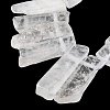 Natural Quartz Crystal Beads Strands G-S386-D01-4