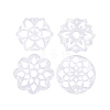 Custom Flower Shape Waterproof PVC Laser Adhesive Stickers DIY-WH0256-003-2