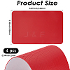 4Pcs Rectangle Silicone Non-Slip Ball-of-Foot Cushions DIY-GF0012-80B-2