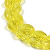 Transparent Imitation Jade Glass Beads Strands GLAA-N005-T10mm-D26-3