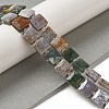 Natural Indian Agate Beads Strands G-L596-A15-01-2