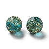 Transparent Plating Acrylic Beads OACR-L013-022-2