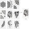 Plastic Reusable Drawing Painting Stencils Templates Sets DIY-WH0172-031-2