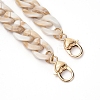 Acrylic Curb Chain Bag Strap FIND-WH0069-78A-2