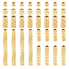 67Pcs 6 Styles 925 Sterling Silver Tube Beads STER-PH0003-49G-1