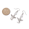 Tibetan Style Alloy Dangle Earrings EJEW-JE05956-02-3