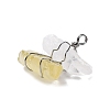 Natural Quartz Crystal & Lemon Quartz Nuggets Big Pendants G-K338-43P-06-2