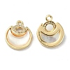 Brass Micro Pave Cubic Zirconia Charms KK-B072-16P-1