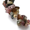 Natural Gemstone Chip Beaded Bracelets BJEW-F478-01E-2