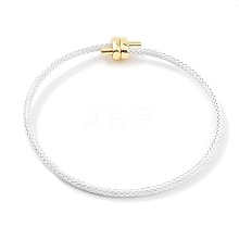 Braided Steel Wire Bracelets Making BJEW-H610-02G-03