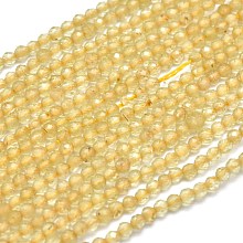Natural Citrine Beads Strands G-I289-02