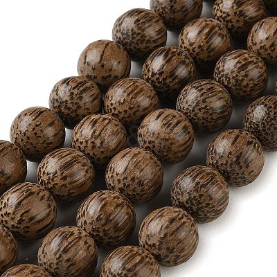 Natural Coconut Wood Beaded Strands COCB-P002-10B-1
