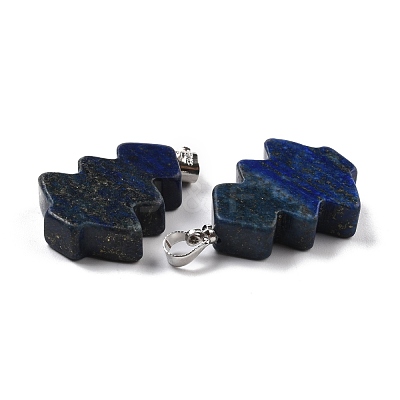 Natural Lapis Lazuli Pendants G-A203-01C-P-1