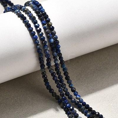 Natural Lapis Lazuli Beads Strands G-F509-14-2mm-1