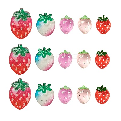 50Pcs Resin Cabochons CRES-LS0001-11-1